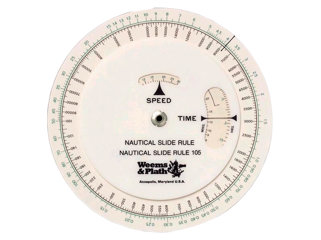 Slide Rule, Nautical Speed-Distance