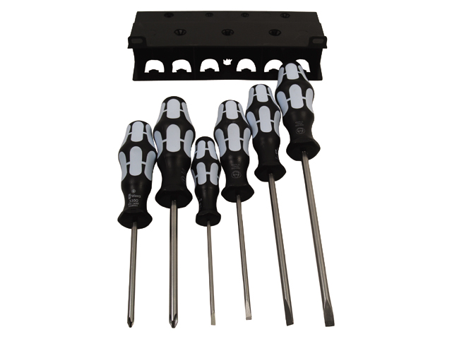 Screwdriver Set, Stainless Steel Slotted & Phillips 6 Piece