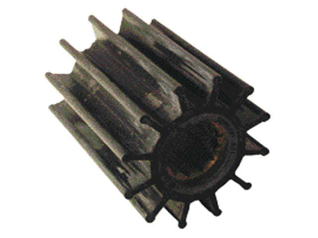 Impeller, Neoprene 12 Blade Ø2.56 Width 3.15" 1" Splin Drive