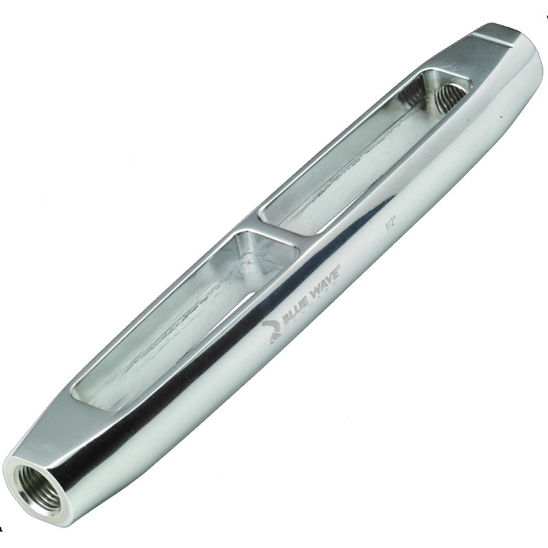 Turnbuckle Body, Chrome Plated Brass 7/16"