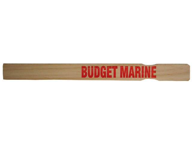 Paint Stick, 12" Wood Labelled Budget Marine