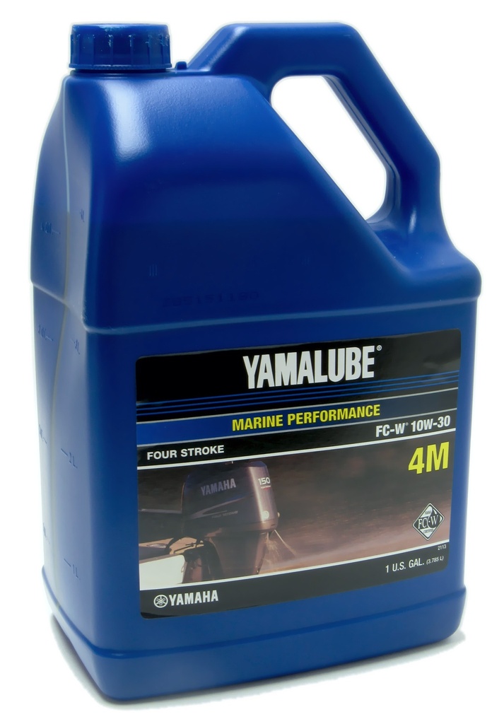 Outboard Oil, 4 Stroke SAE:10W-30 Gal YamaLube