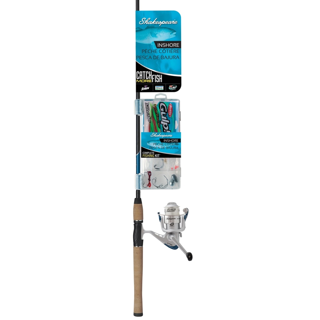 Rod/Reel Combination, Catch More Spin 7' with Tackle Kit