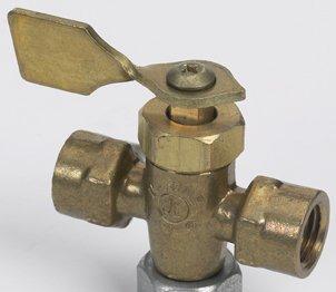 Valve, 1/4Fpt Fuel-ShutOff Brass