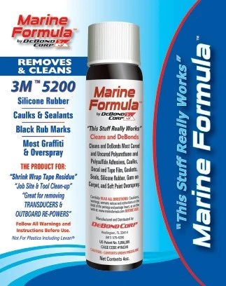 Adhesive Remover, Marine Formula Debonds & Cleans spray 4oz