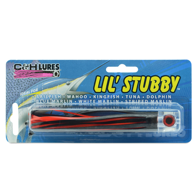 Lure, Lil Stubby 5-1/2" Black Red