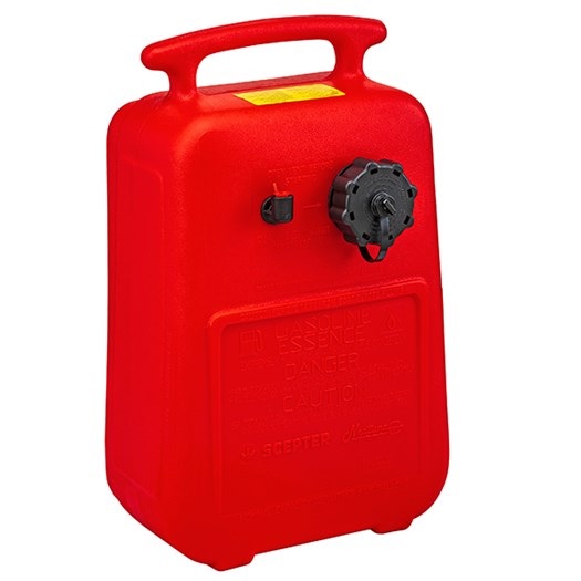 Fuel Tank, Portable Red 6Gal Neptune Vented Cap 1/4 NPT Port Int'l