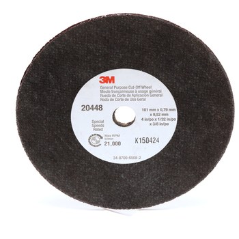 Cutoff Disc, Ø4" Thickness:.031 Hole:3/8" General