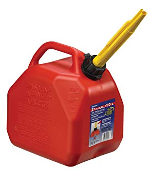 Jug, Gas Red Sq 2.5Gal Self-Vented Spout