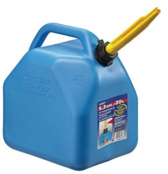 Jug, Kerosen Blue Sq 5.3Gal Self-Vented Spout