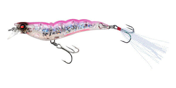 Lure, Crystal 3D Shrimp 2.75" 1/4oz Hot Pink