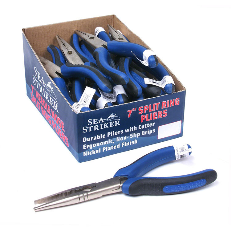 Plier, Needle Nose Split Ring 7" 18Pk