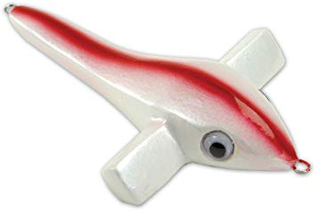 Lure, Sea Bird 5" White with Red