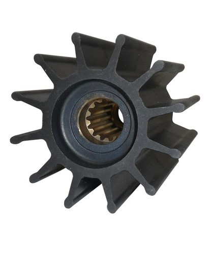 Impeller, Neoprene 12 Blade Ø3.75 Width 4" Splin Drive