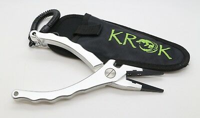 Plier, Straight Jaw with side cutter Aluminum 7.5"