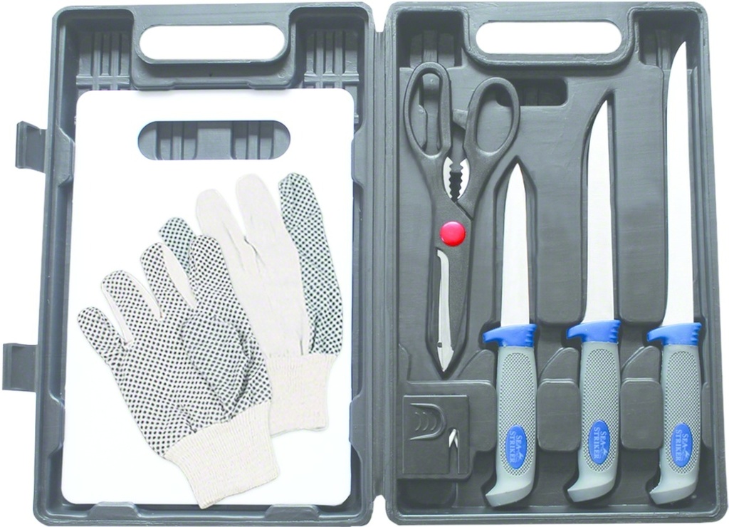 Knife, Fillet Kit 8 Piece with Carrying Case