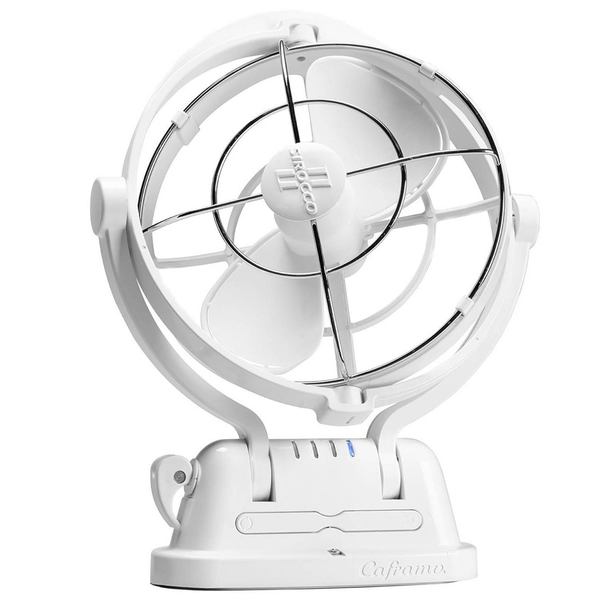 Fan, Cabin Sirocco Gimbal 12/24V White