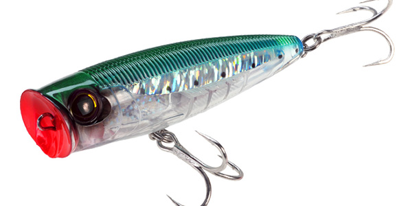 Lure, 3D Popper Float 4.75" 1.5oz Sardine