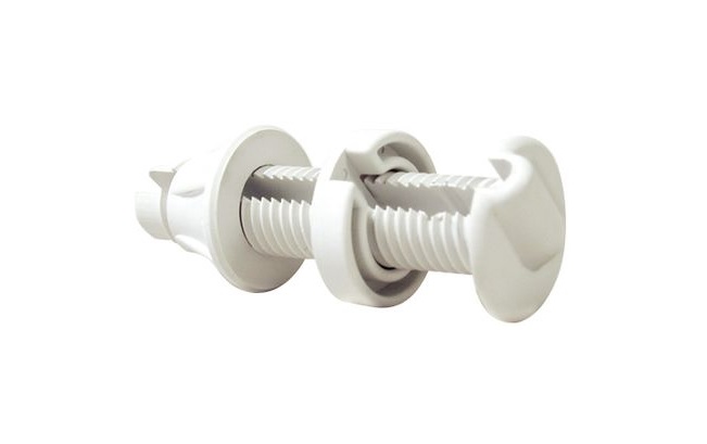 Thru-Hull, Cable Fitting 3/4" Hole White