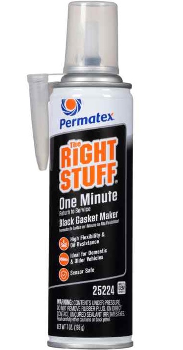 Gasket Maker, The Right Stuff Black Elastomeric 7oz Aerosol