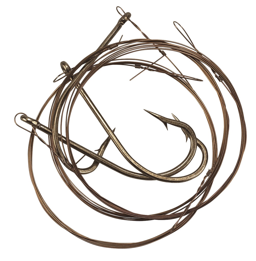 Rig, Ballyhoo 7/0 with Bronze Wire Leader 3 Pack