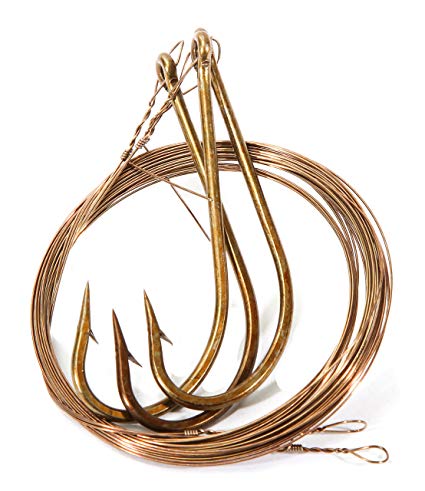 Rig, Ballyhoo 8/0 with Bronze Wire Leader 3 Pack