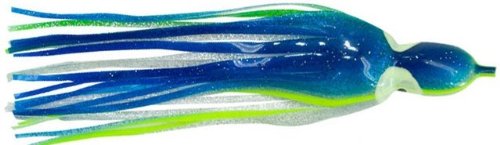 Trolling Skirt, 4-1/4" Blue/Silver/Yellow 5 Pack