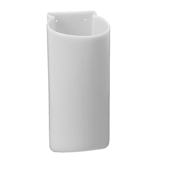 Equipment Holder, Pocket Soft-Vinyl White