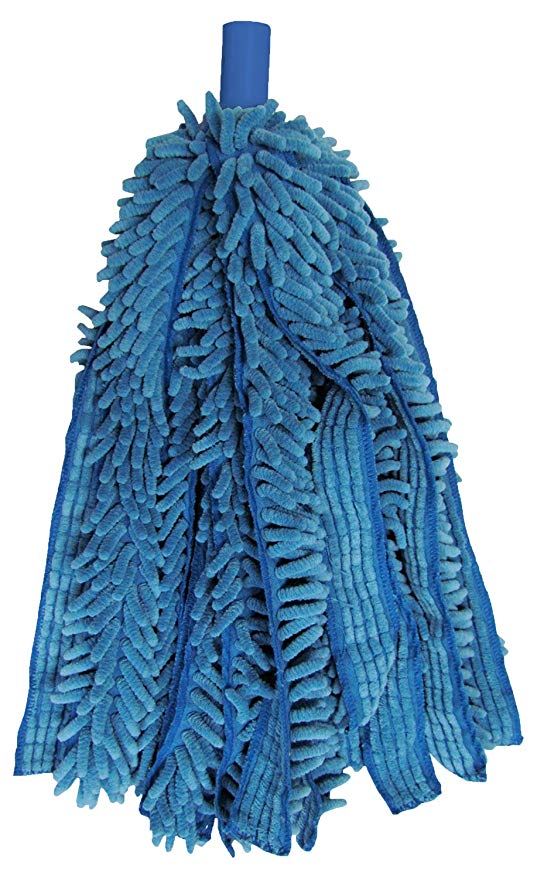 Microfiber Reggae Mop Blue