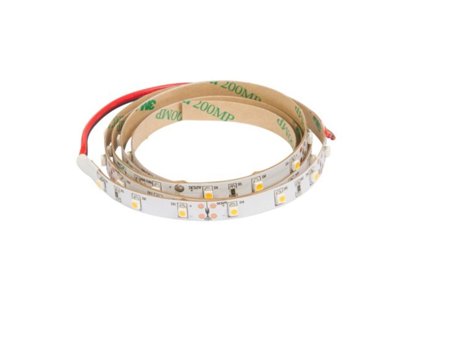 LED Strip, Dimmable 12V WW 300Lum/m Length:5m IP68