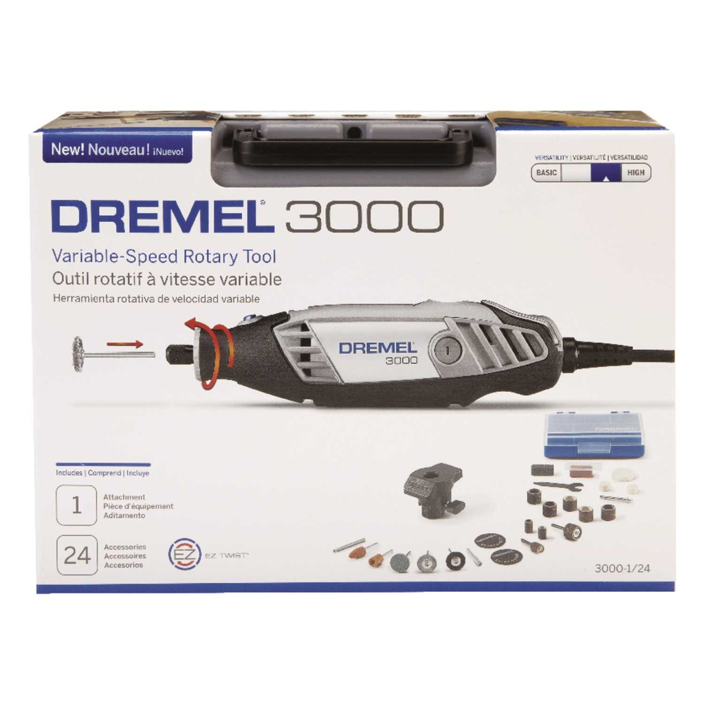 Rotary Tool, 3000-1/24 Variable-Speed