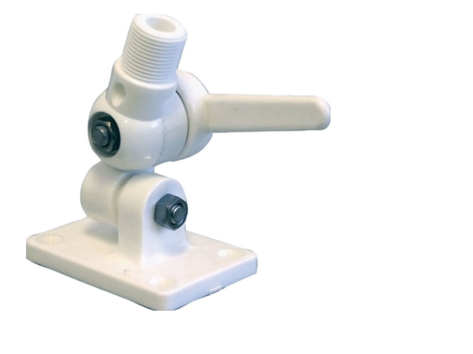 Antenna Mount, Nylon White