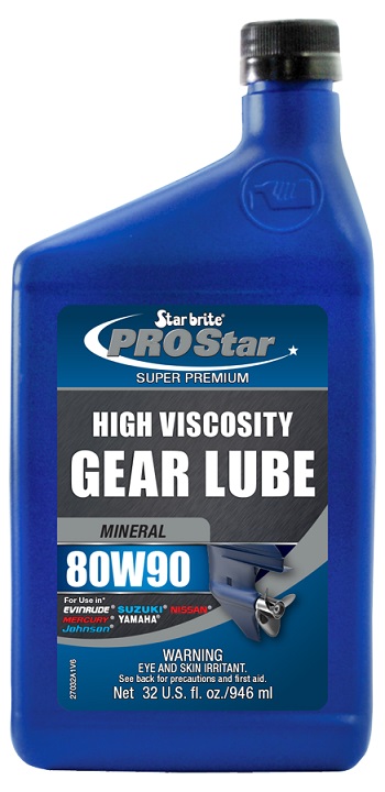 Gear Oil, SAE:80W-90 Lower-Unit 32oz