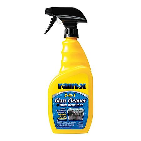 Glass Treatment, Cleaner & Repellent Rain X 23oz