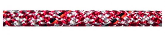 Dyneema Rope, D2 Club 08mm White Red per Foot