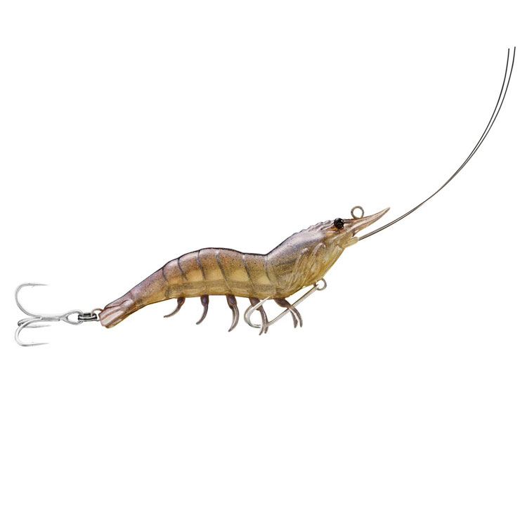 Lure, Shrimp 3-1/2" 3/8oz #8 #6 Hook Sand