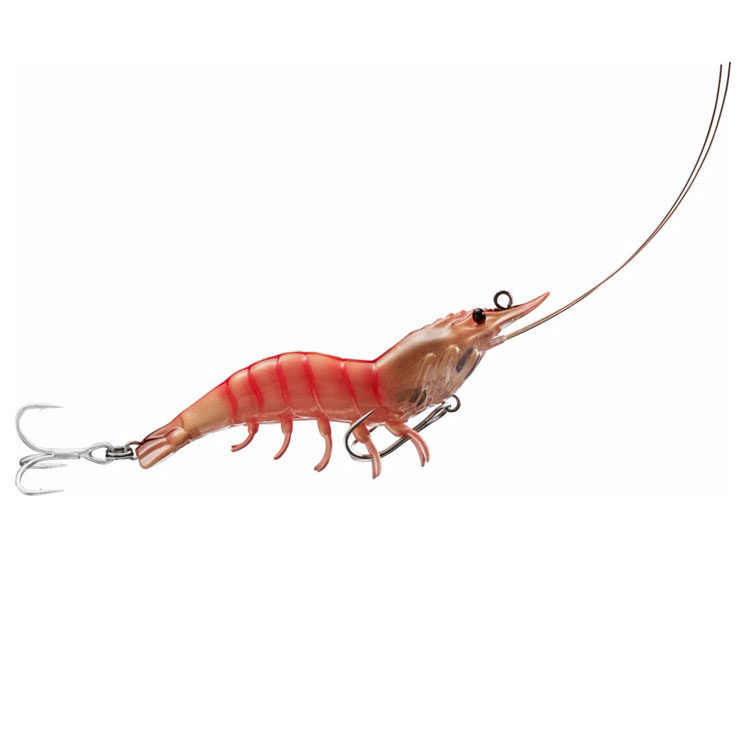 Lure, Shrimp 3-1/2" 3/8oz #8 #6 Hook Pink