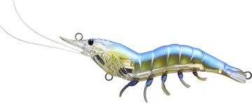 Lure, Shrimp 3-1/2" 3/8oz #8 #6 Hook Natural Molt