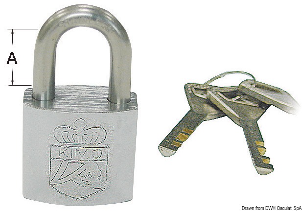 Padlock, Stainless Steel 40mm x26mm