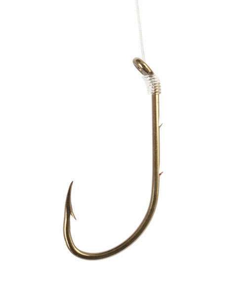 Hook, Lazer Sharp Super Snelled Offset Size 10 6 Pack