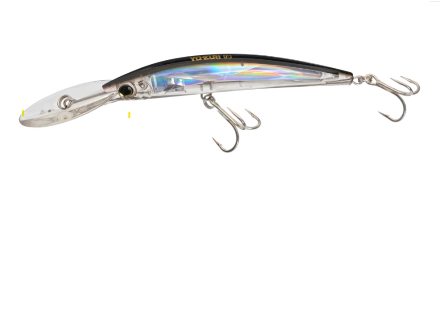 Lure, Crystal 3D Minnow 6" 1-3/8oz Silver/Black