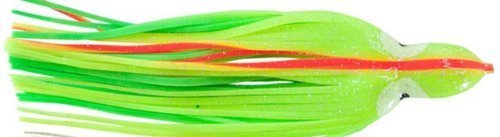 Trolling Skirt, 4-1/4" Chrt Orange Green 5 Pack