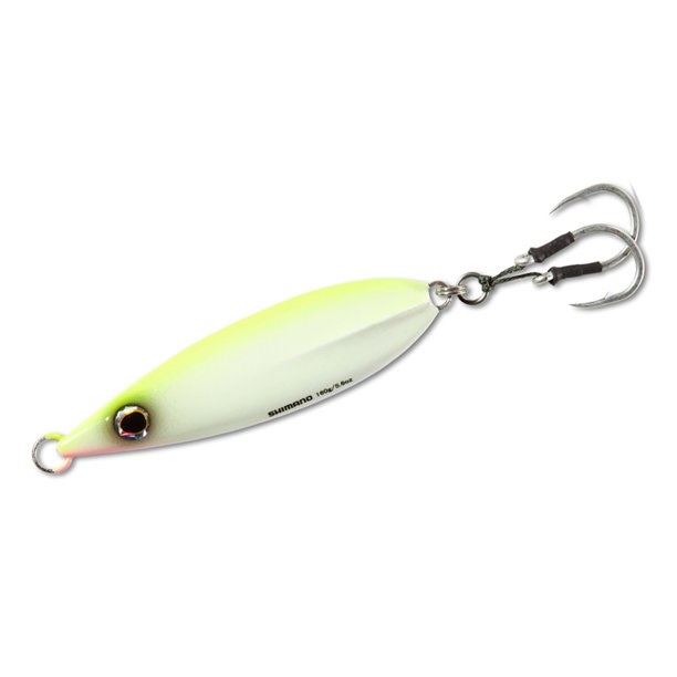 Jig, Butterfly Flat-Fall 250g/8.8oz Chartreuse White 5.25"