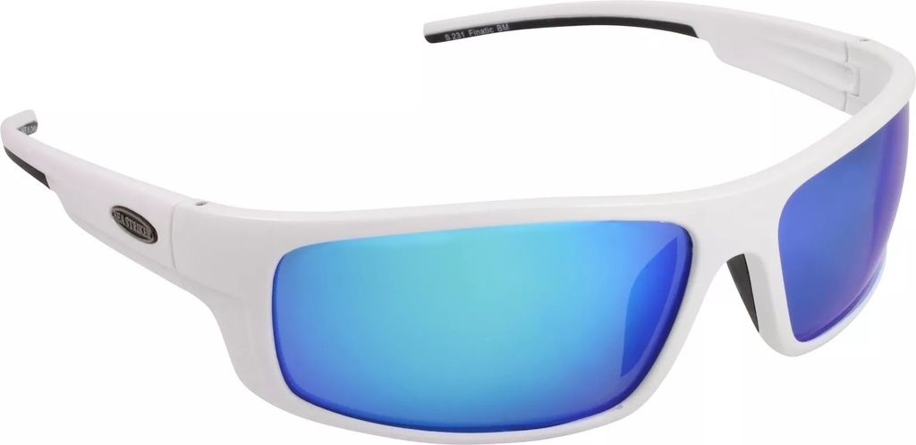 Sunglasses, Finatic White/Blue Mirror