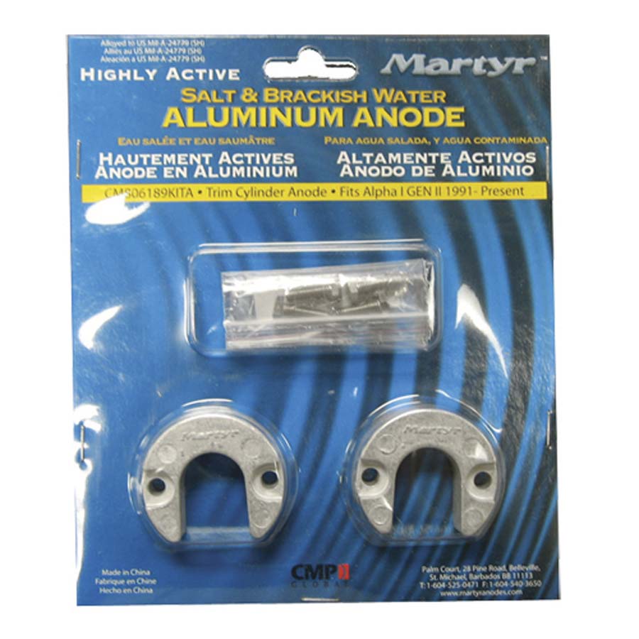 Anode Kit, Lift-Ram Aluminum Alloy Cylinder Mercruiser