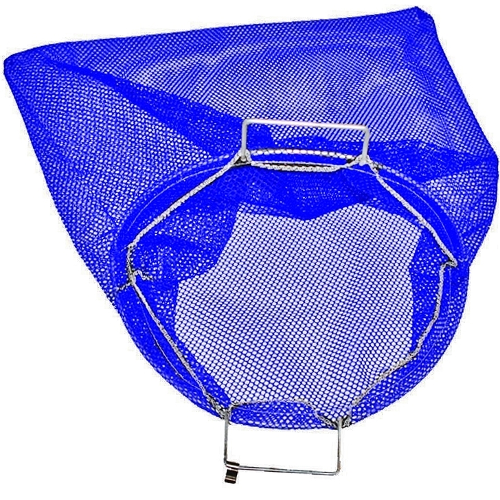 Mesh Bag, 24 x 28" Wire Handle Blue