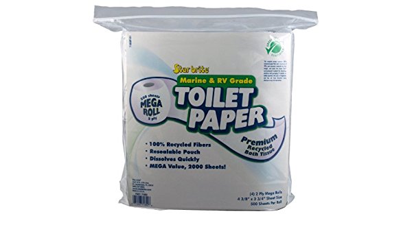 Toilet Paper, Marine & RV 2Ply 4 Pack