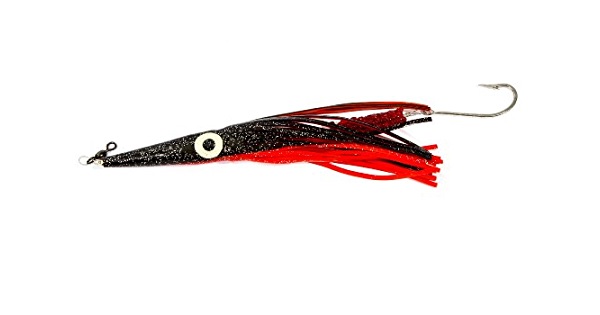 HB Special 8-1/2" Rigged 7/0 Catch Fish Red/Black