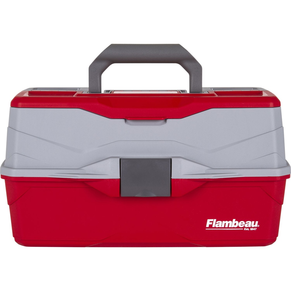 Tackle Box, Hard 3-Tray Red