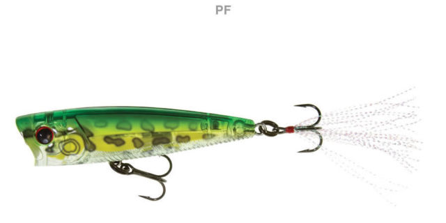 Lure, 3DB Popper 3" 3/8oz Prism Frog